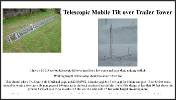Telescopic Mobile Tilt