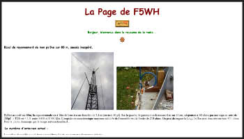 Tower for 80mt 3.650 et 3.780 Khz