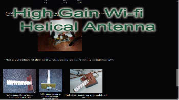 High Gain Wi-fi Helical Antenna/