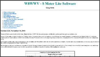 S Meter Lite Software