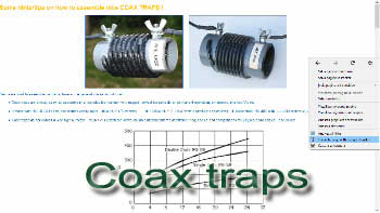 Coax traps