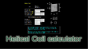 Helical Coil calculator