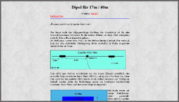 Dipole for 17m-40m