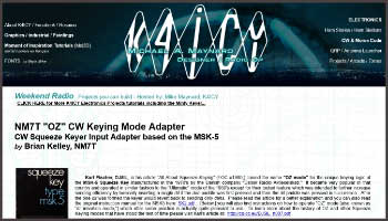 CW Squeeze Keyer Input Adapter