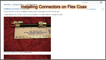 Examples of Thread-on and Crimp Type N connectors
