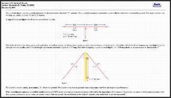 The inverted dipole is a very popular antenna