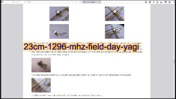 23cm-1296MHz Field Day Yagi
