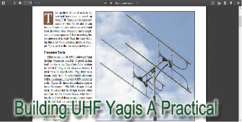 Building UHF Yagis A Practical