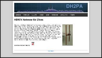 Construction of a QRP 23cm HB9CV antenna
