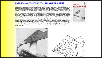 Simple antenna for the 1296 MHz band