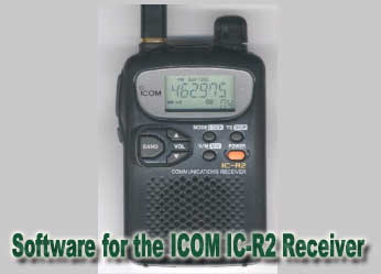 Software for the ICOM IC-R2 Receiver/