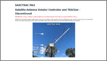 Satellite Antenna Rotator Controller and TRACker