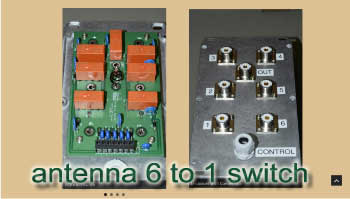 6 to 1 HF-antenna switc