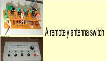 A remotely antenna switch