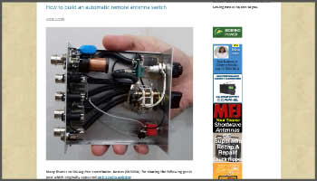 How to build an automatic remote antenna switch