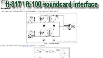 Yaesu ft-817-ft-100 soundcard interface