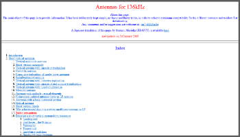 Antennas for 136kHz