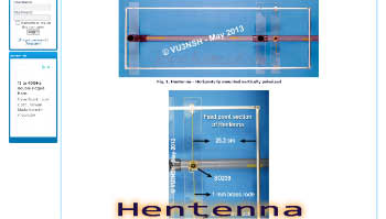 Hentenna for VHF ADR Antenna