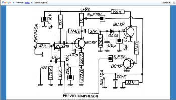 Preamplificador compresor para microfono ceramico 27mhz