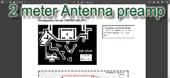 2 meter Antenna preamp