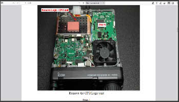 IC-7000 receive pal tv