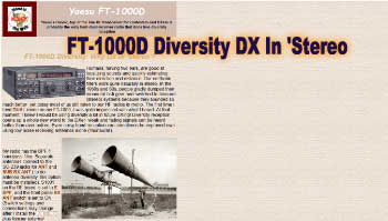 Ft-1000d why dx in stereo