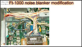 Ft-1000 noise blanker modification