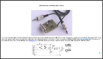Interfaccia per ricevitori icom e yaesu