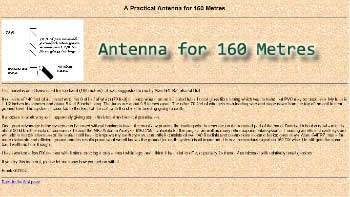 A idea for 160 Metres Antenna
