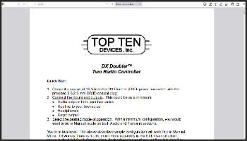 DX Doubler Two Radio Controller