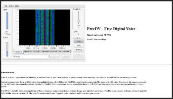 Frequency Division Multiplex Digital Voice