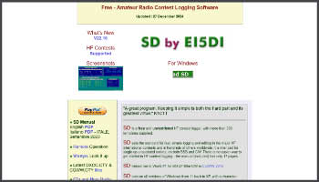 Amateur radio contest logging software