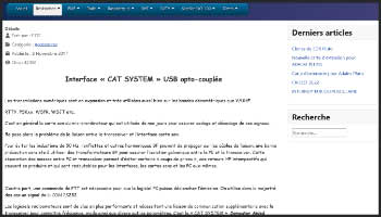 Interface cat system USB opto