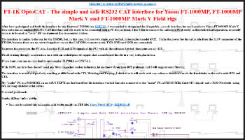 RS232 CAT interface for Yaesu FT-1000MP