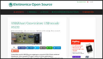 USB2Usart Convertitore USB seriale RS232