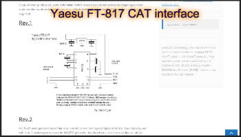 Yaesu FT-817 CAT interface