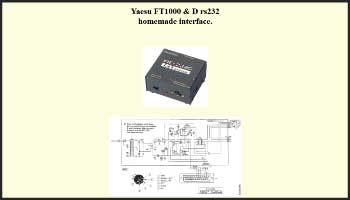 Yaesu FT1000 - D rs232 homemade interface