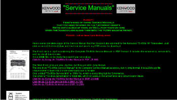 service manuals kenwood