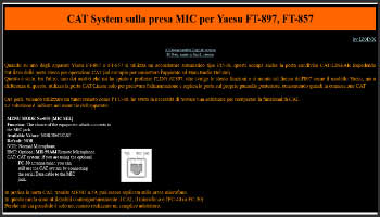 CAT System Yaesu FT-897 FT-857