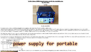 Power supply for FT-817