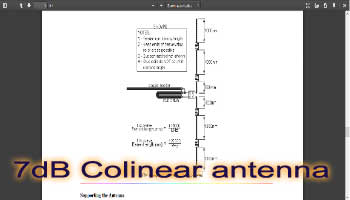 7dB Colinear antenna