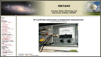 HF Low-Power meter based on temperature measurements