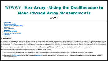Hex Array - Using the Oscilloscope