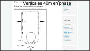 Verticales 40m en phase