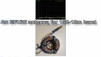An EFHW antenna for 160-10m band