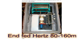 It's an end fed Hertz 80-160m