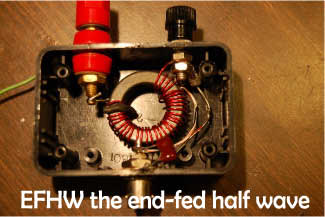 EFHW the end-fed half wave antenna