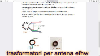 Trasformatori per antenna efhw