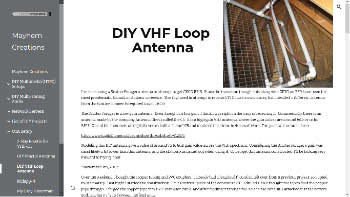 DIY VHF Loop Antenna