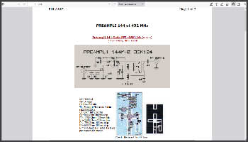 Preamplifiers 144 et 432 MHz